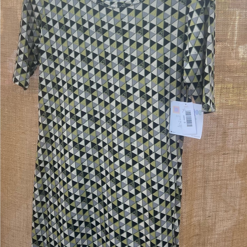 Chic Geometric Pattern Dress